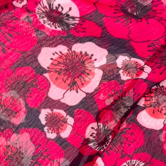 ❤️ NWT Fuchsia Floral Skirt - Picture 5 of 7